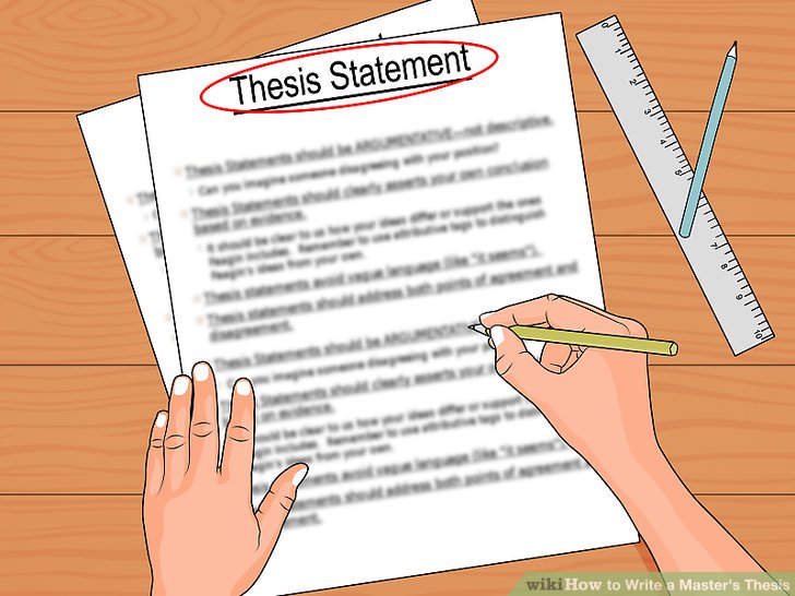 how should a thesis statement be written