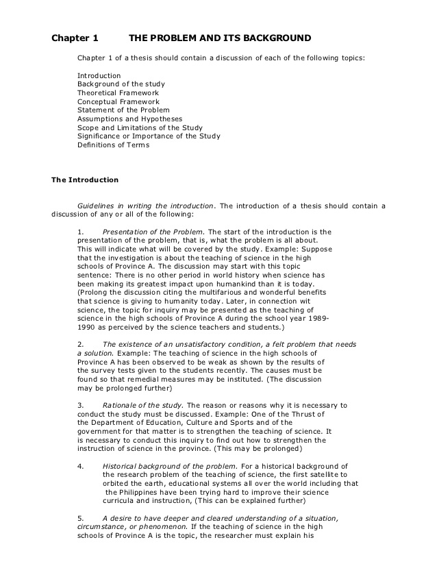 how to write a thesis statement about education